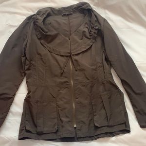 Dark green light weight jacket